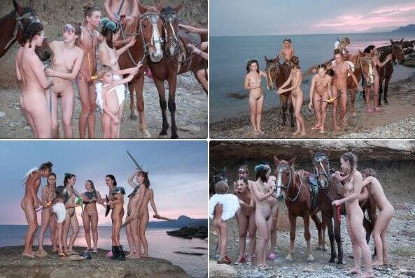 Mystical Horsey Riders Series photos - Naturists respect each other and those around them