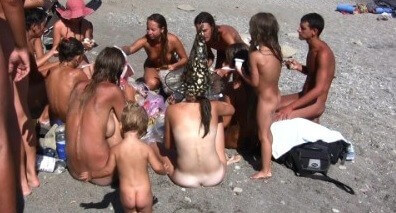 The vast oceanfront 1 Full HD video - Being oneself and accepting ones body as core principles of naturism and nudism