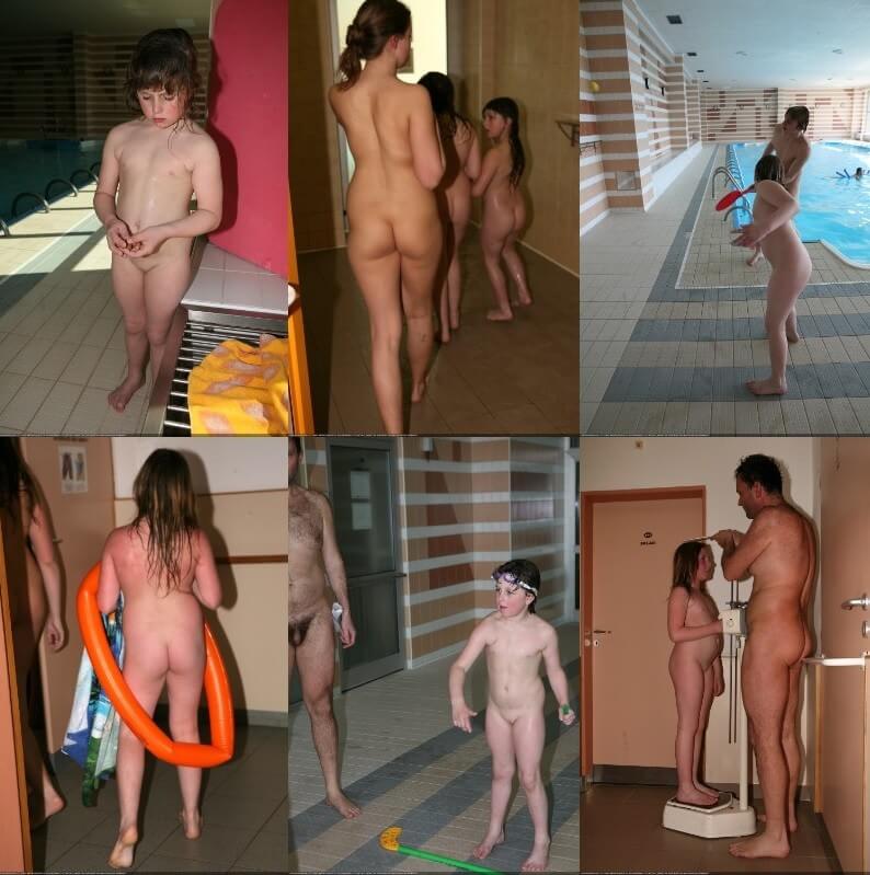 Pool house pictures - Interaction with nature through naturism and nudism