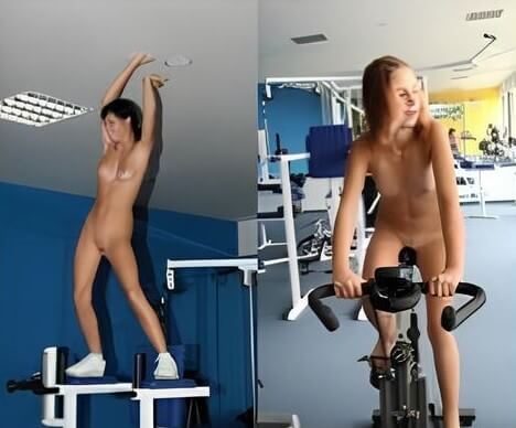 Nudists in the gym pics - Nudism is a way to improve health and boost self-esteem
