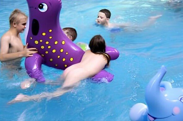 Indoor Waterside Day photo gallery - Living in harmony with nature as the primary goal of the naturist lifestyle