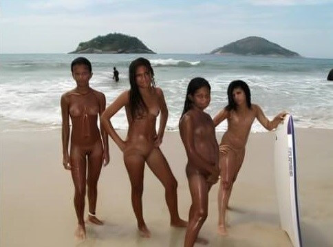 Warm Brazilian Beach Series 2 photo gallery - Overcoming shame and awkwardness when taking off clothes