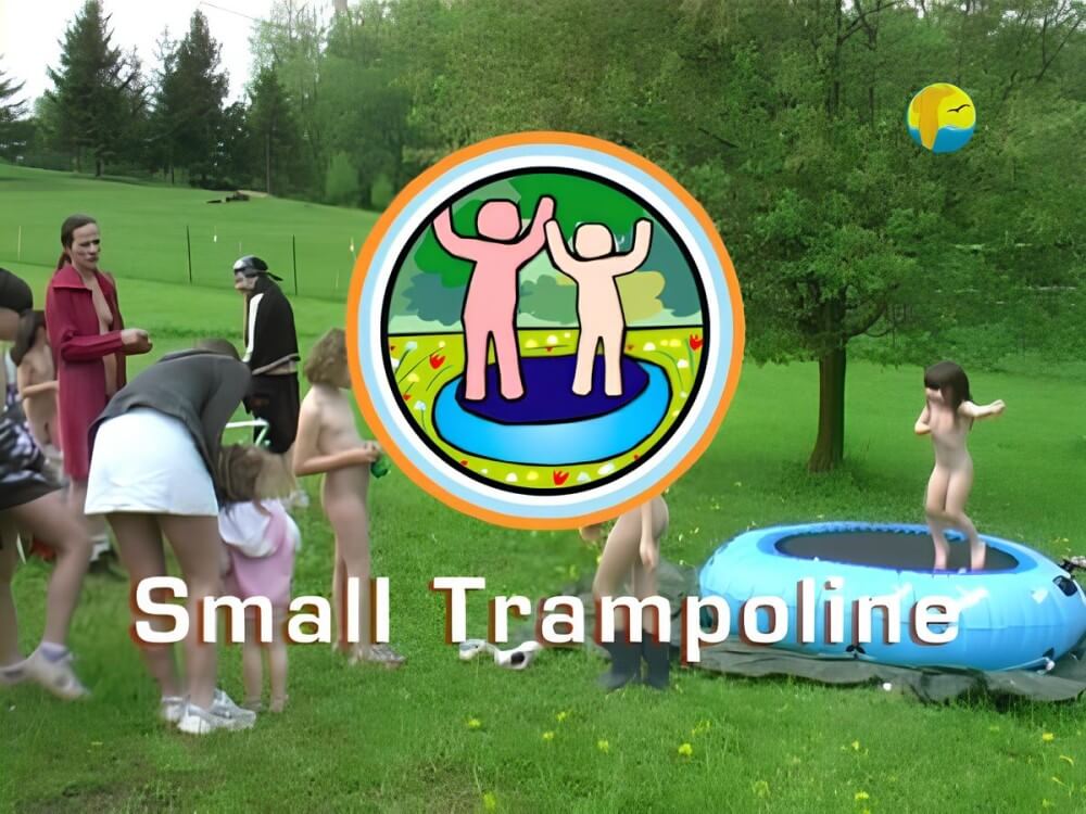 Naturist Freedom: Small Trampoline - Nudism helps you get rid of insecurities and clothes