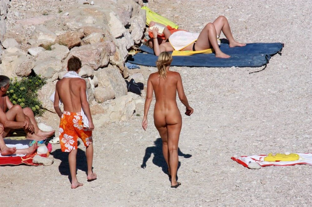 European Beach Entrance pics - Nudism is permitted throughout the entire territory