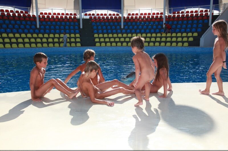 Swimming dolphins photo gallery - The practice of naturism fosters inner harmony