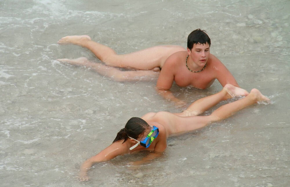 Wading In The Shallows pics - Freedom and harmony in the practice of nudism and the naturist movement