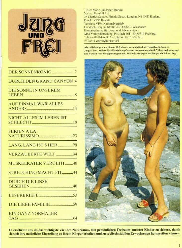 Jung und Frei Nr 76 - Travel with elements of naturism