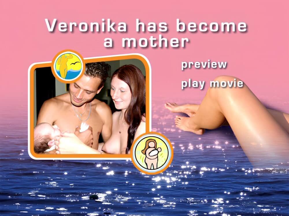 Naturist Freedom: Veronika Has Become a Mother - Naturists value harmony with nature and a simple way of life