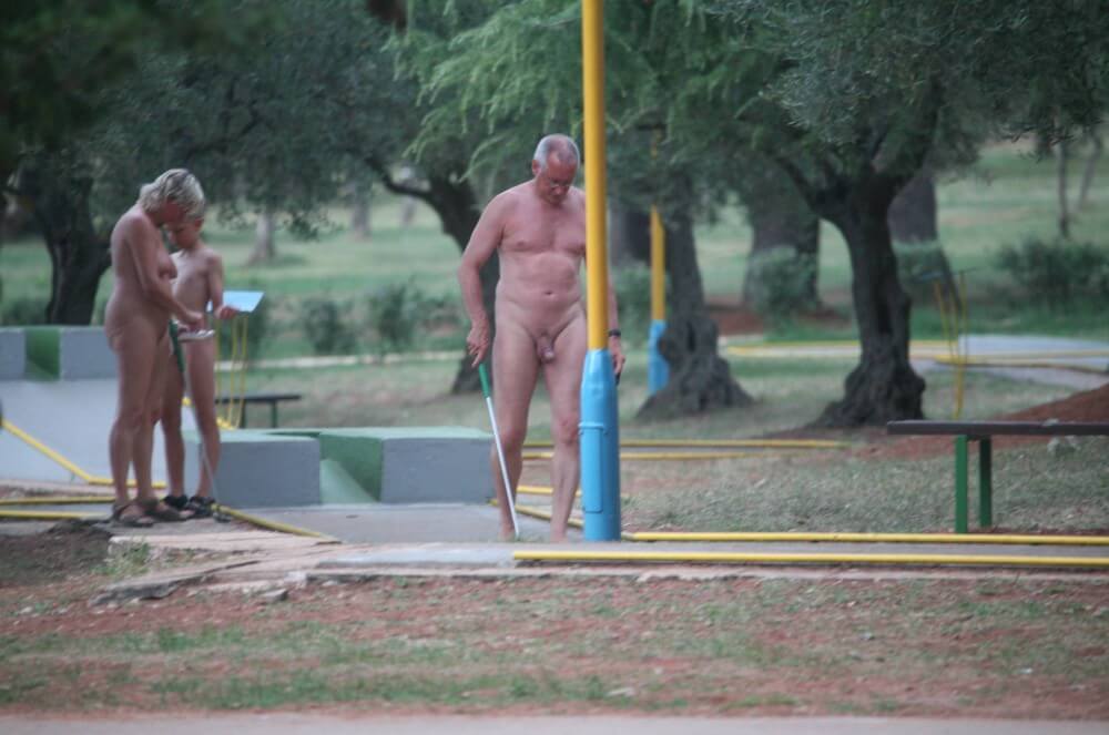 Mini-Golf Nude Participants pics - Naturism and nudism as a philosophy of respect for oneself and the world around us