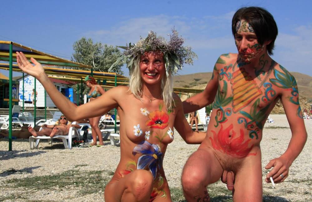 Sand Beach Goddess Two pics - Nudism promotes personal freedom