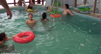 Indoor Swim Exercise 2 Full HD video - Nudism in the Modern World