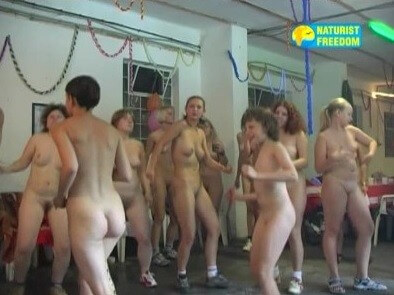 Naturist Freedom: Discotheque in a Cellar - Nudity is a natural part of life for some people on the planet