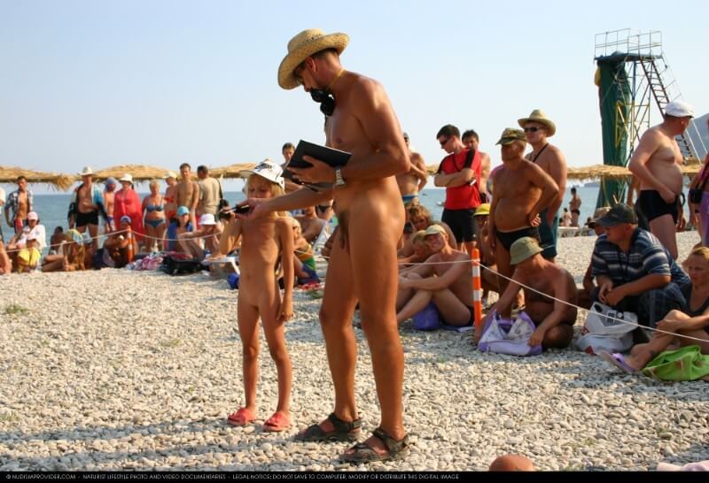 Naturist Pageant Line Up photos - Nudity is a natural aspect of human existence
