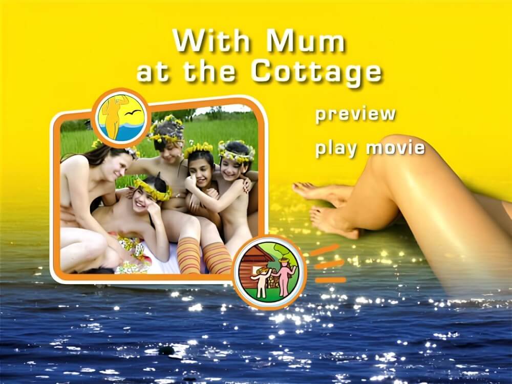 Naturist Freedom: With Mum at the Cottage DVD - Belief in oneself and ones own strengths are important qualities for practitioners of naturism and nudism