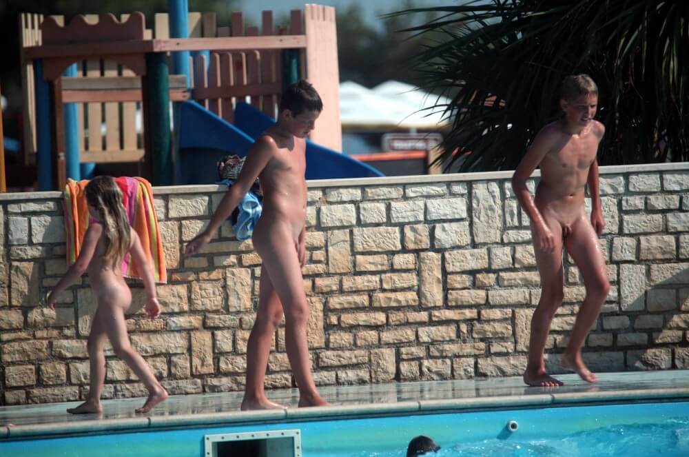 Naturist Pool Assortment photos - True nudism began here