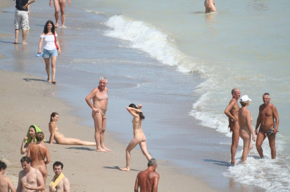 Costinesti Beach Groups pics - Nudity in nudism is a form of honesty with oneself
