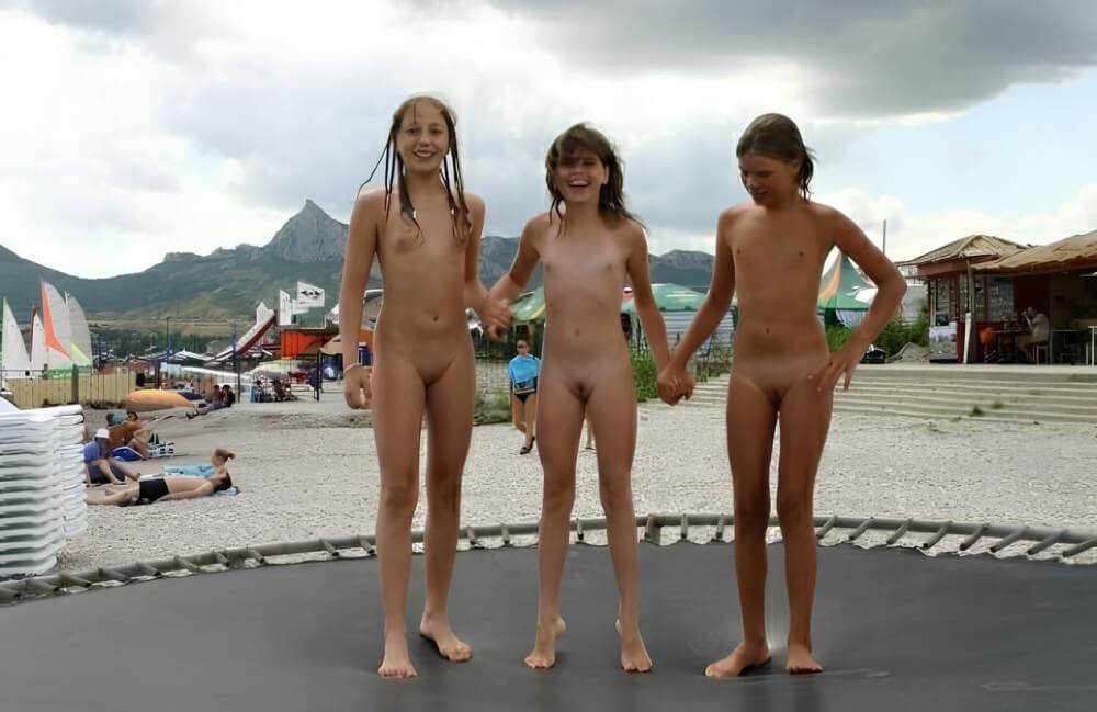 Trampoline pics - Naturism and Environmental Awareness