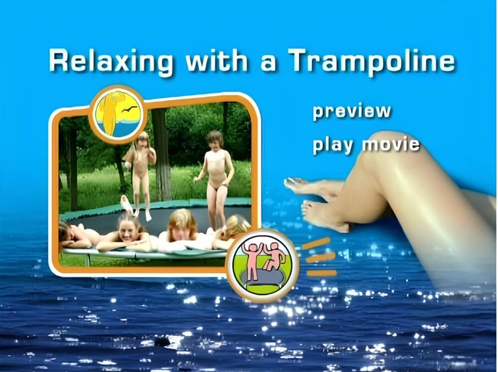 Naturist Freedom: Relaxing with a trampoline DVD - European Delegation of Body Freedom Advocates