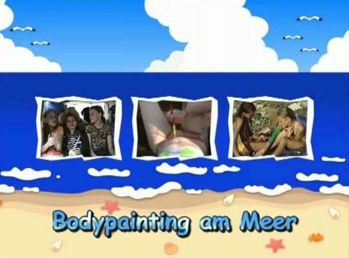 Naturistin: Bodypainting am Meer - The impact of naturism on health