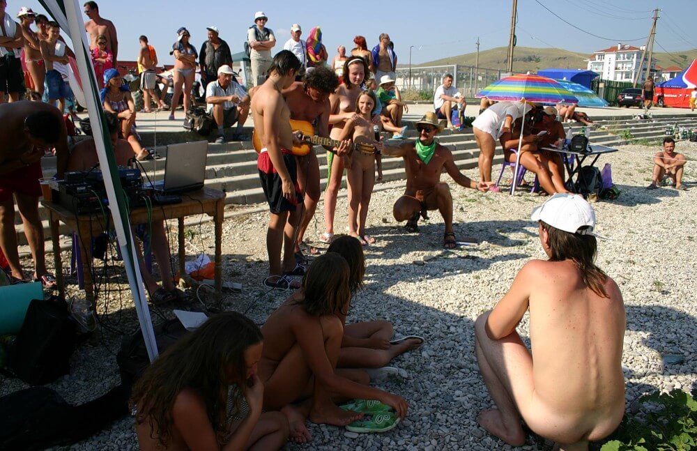 Nude Party By The Steps pics - Nothing kept the clothes on my body