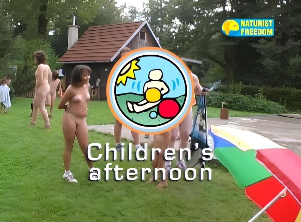 Naturist freedom: Childrens Afternoon - Where nudism is commonplace