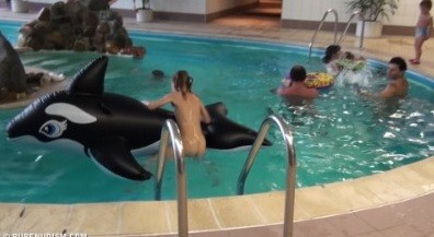 Naturism - Indoor dolphin ride Full HD upd - Love for oneself and nature as the foundation of the naturist lifestyle