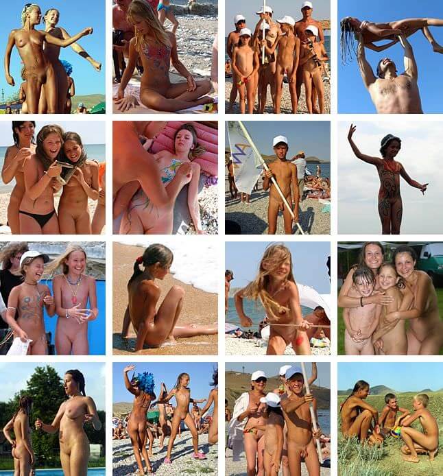 A new collection of beautiful nudist photos - People come together in unity with nature to take off their clothes