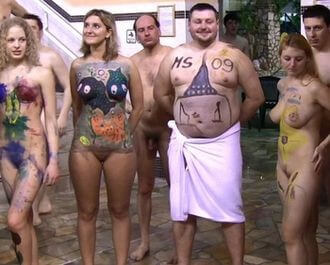 AquaPark Pageant Night Full HD video - A defining feature of naturism is the absence of clothing