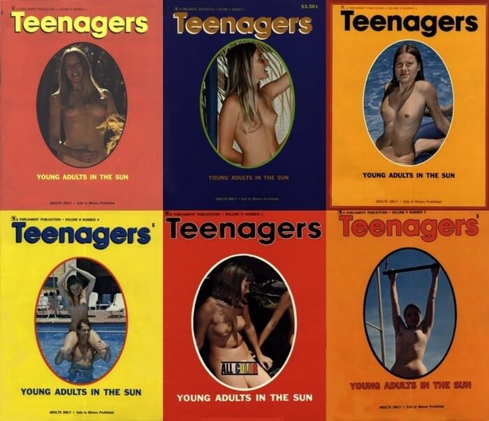 Teenagers magazines: Young adults in the sun - Joy and pleasure are part of the nudist experience